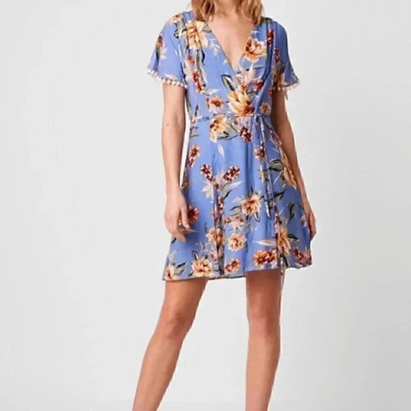 French Connection Claribel Floral Dress sz 0 - Picture 5 of 6